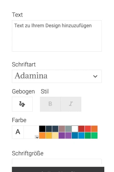 Text hinzufügen