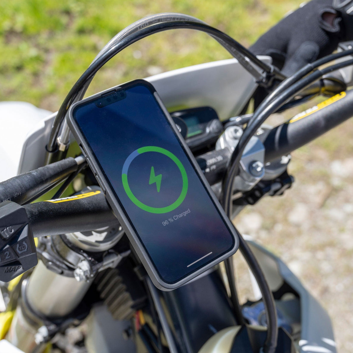 SINLAND Premium Handyhalterung Fahrrad, Motorrad, Quad, Anti-Vibration  Smartphone Halterung Handy-Halterung Fahrradlenker, multifunktionale 360°  Lenker Handy Halterung