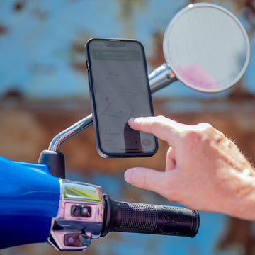 Handyhalterung Motorrad Roller wasserdicht gultige schutzhulle fur  Smartphones bis 7 antiref-Visier unzerbrechliche Befestigung am  Rückspiegel