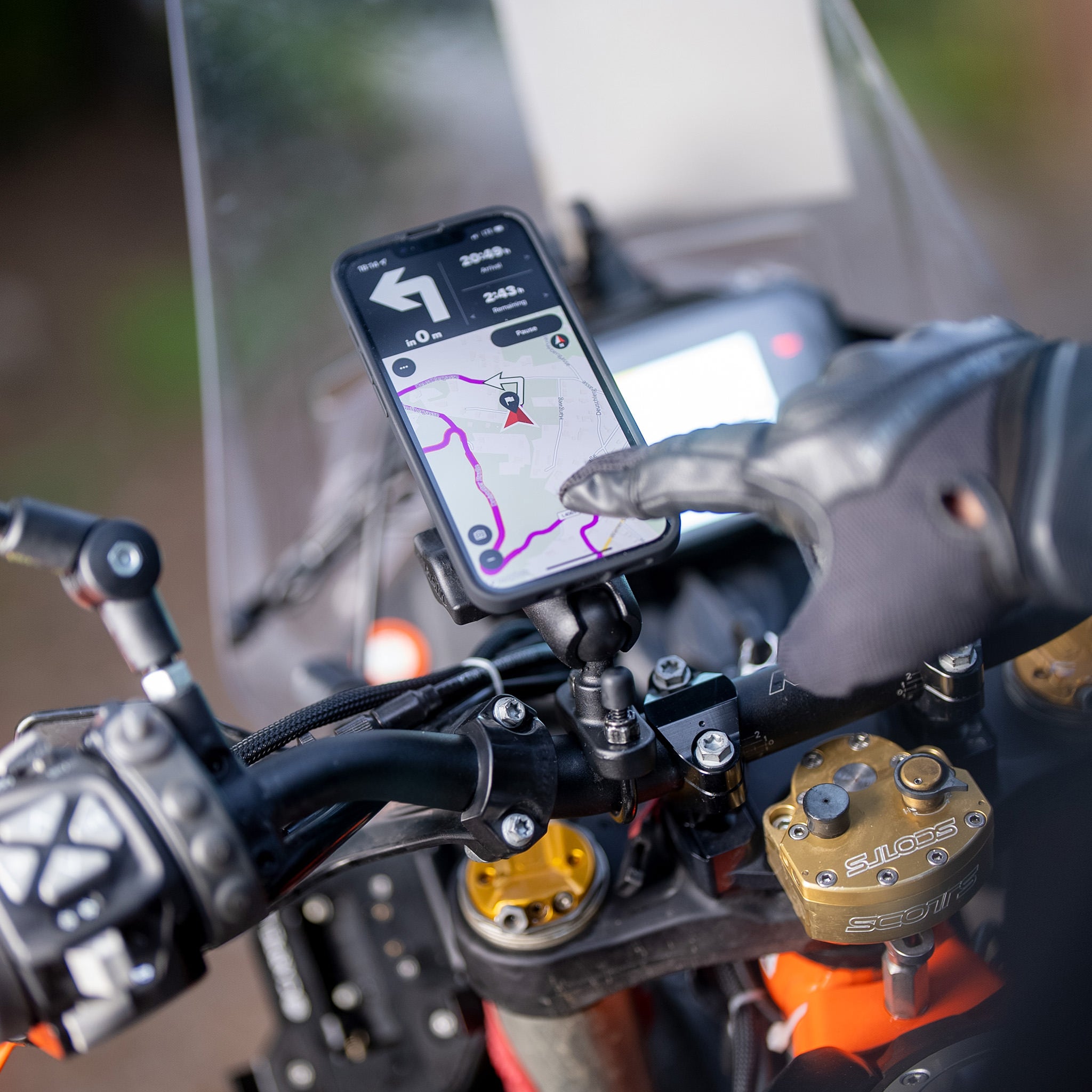 Mount RAM Motorrad Fahrrad Lenker Klemme Halterung Halter 1 Ball für Handy  GPS